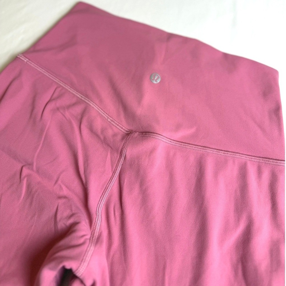 Lululemon Align Pant Full Length Moss Rose Pink Nulu Yoga Leggings W5CTIS Size 6